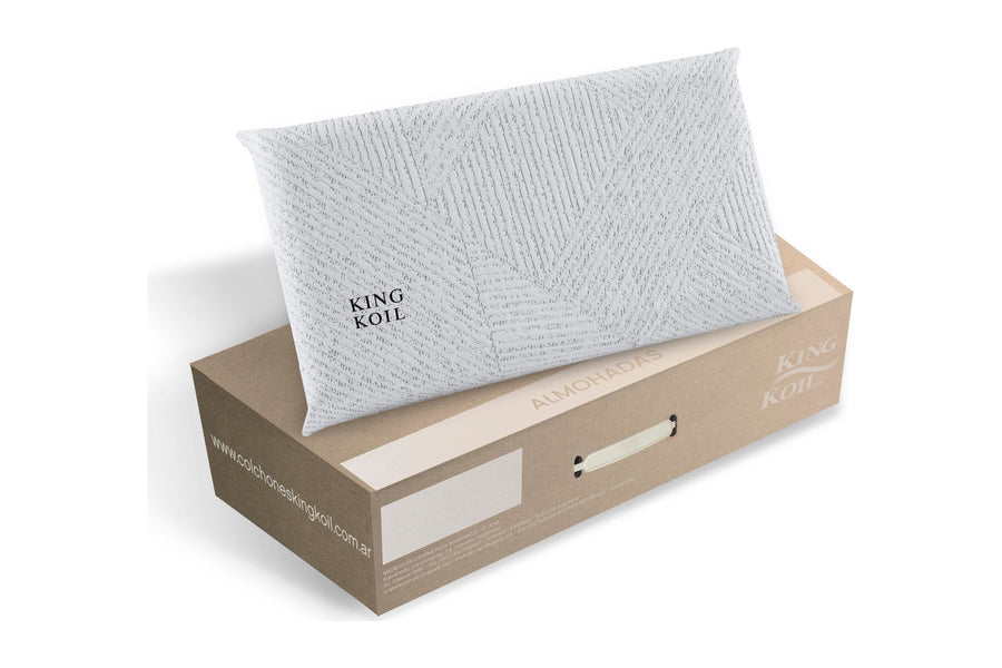 Almohada King Koil Ultra Plush con su packaging