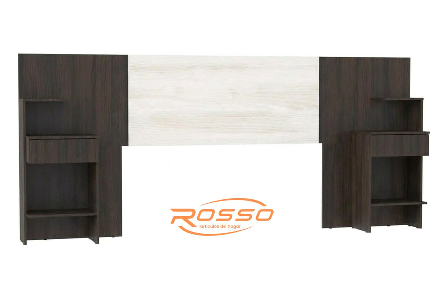 Respaldo regulable con mesa de luz integrada Combinado
